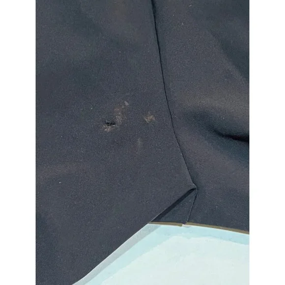 NWT ATHLETA Cosmic Kick Flare Pant Sz 6 Black Lightweight *DEFECT*
